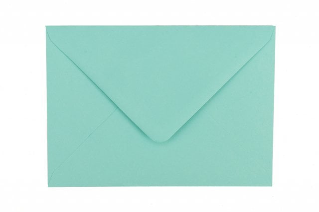 Buste DIN B6, blu-verde
