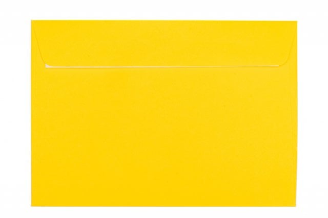 Buste DIN C5 adesive, giallo