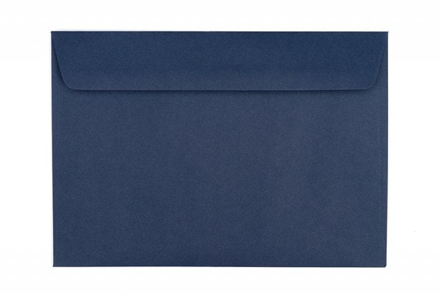 Buste DIN C5 adesive, blu scuro