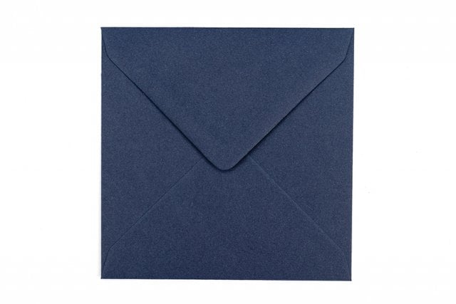 Buste quadrate 130x130 mm, blu scuro