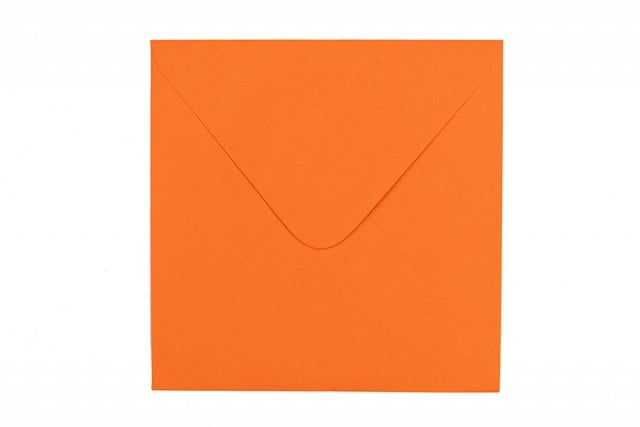 Buste quadrate 155x155 mm, arancione