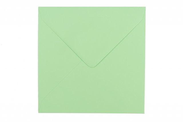 Buste quadrate 155x155 mm, verde chiaro