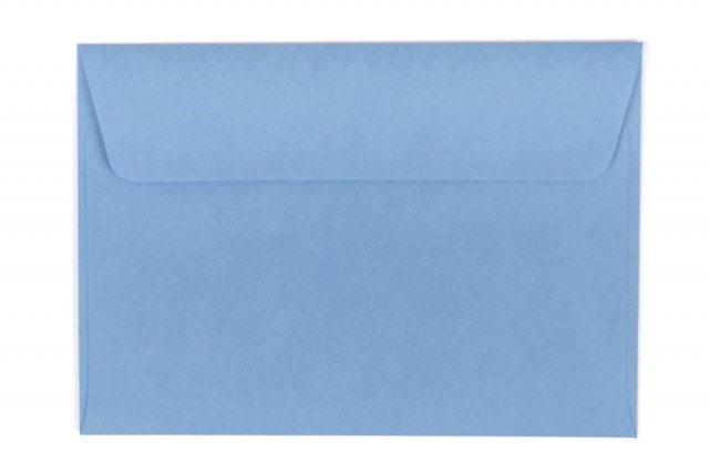 Buste DIN C6 adesive, blu