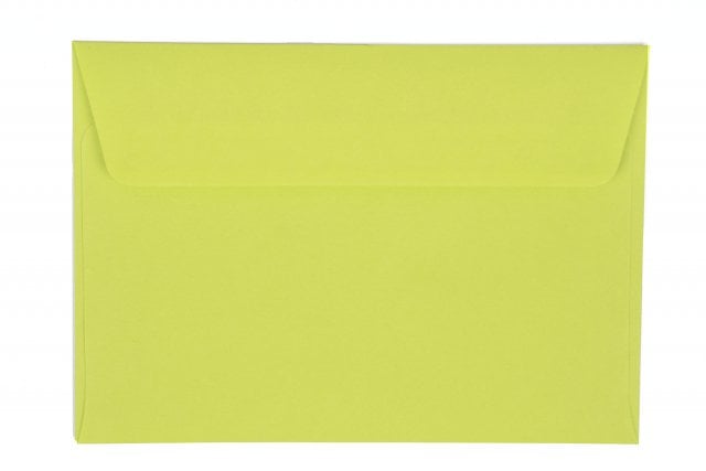 Buste DIN C6 adesive, verde maggio