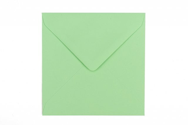Buste quadrate 130x130 mm, verde chiaro