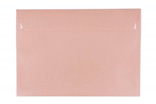 Buste DIN C5 adesive, rosa madreperla