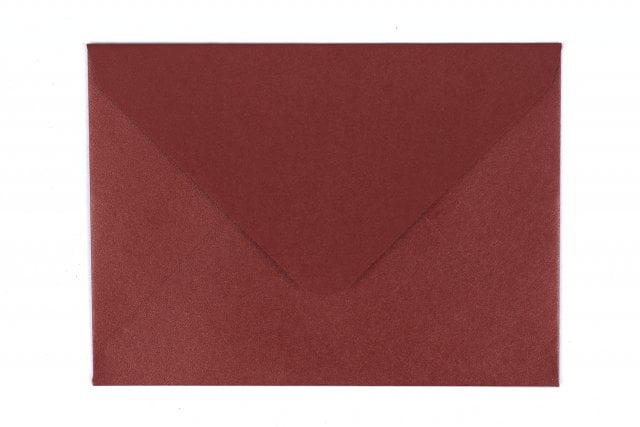 Buste DIN C7, rosso madreperla