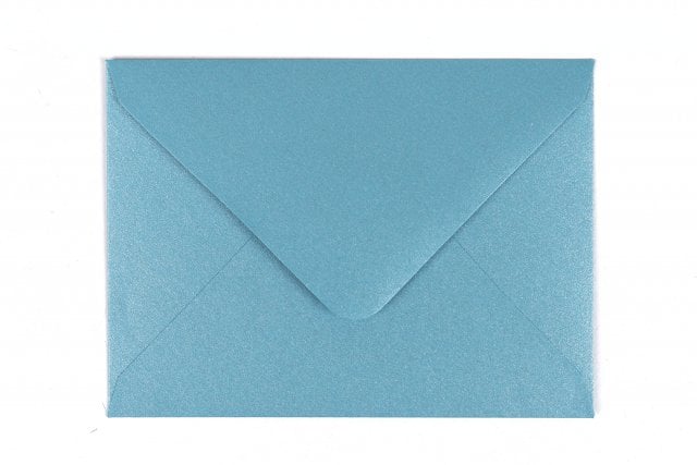 Buste DIN C7, blu madreperla