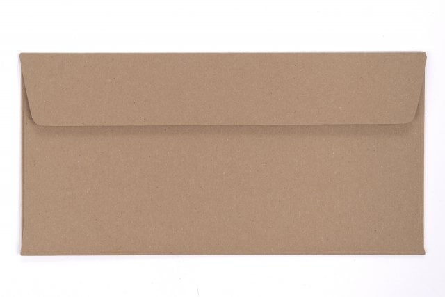 Buste DIN lunghe adesive, carta kraft