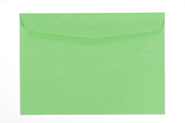 Buste DIN B6, verde riciclato