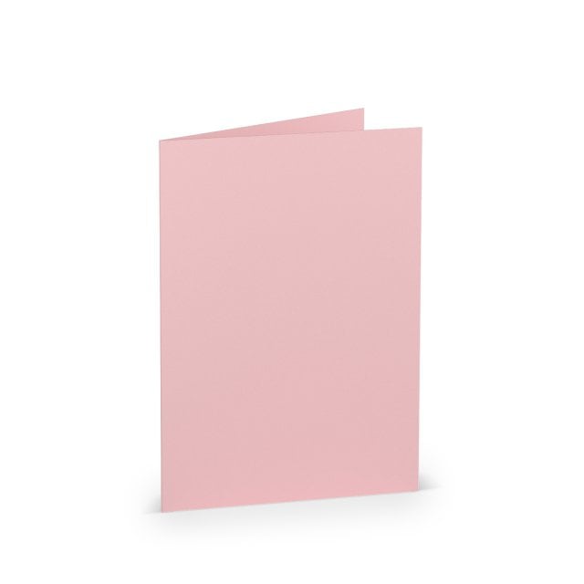 Biglietti pieghevoli DIN A6, rosa