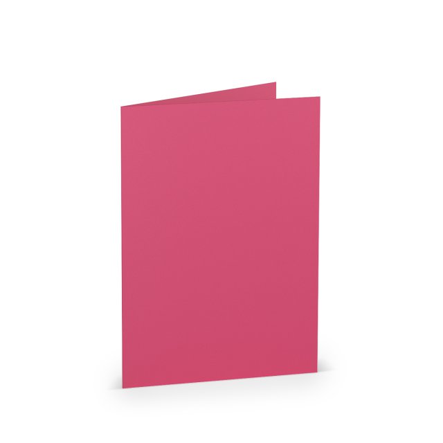 Biglietti pieghevoli DIN A6, rosa
