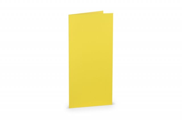 Carte pieghevoli DIN lunghe, giallo oro