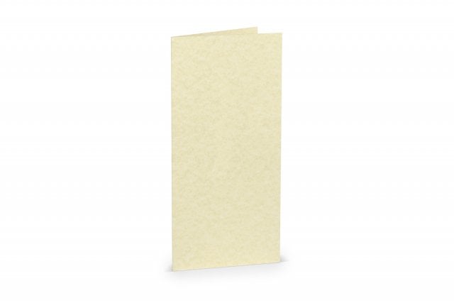 Carte pieghevoli DIN lungo, giallo sabbia marmorizzato