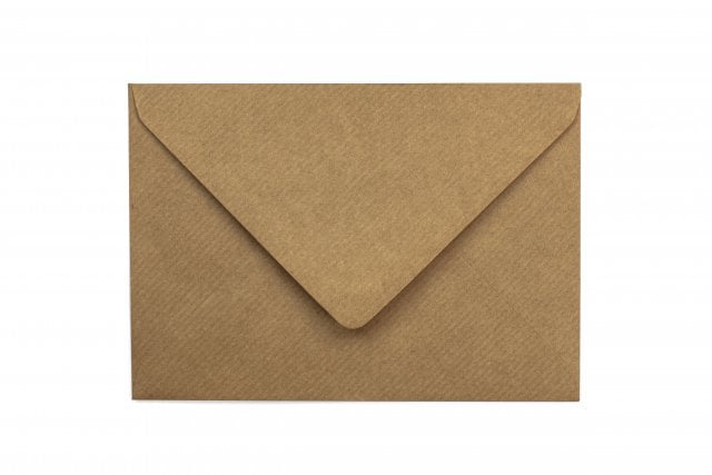 Buste DIN B6, carta kraft Natron a coste