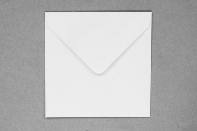 Buste quadrate 110x110 mm, bianche