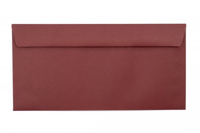 Buste DIN lungo+, stampa rosso scuro