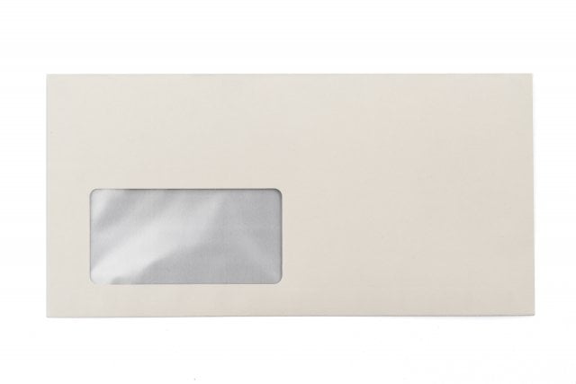 Buste DIN lungo+ con finestra, stampa crema