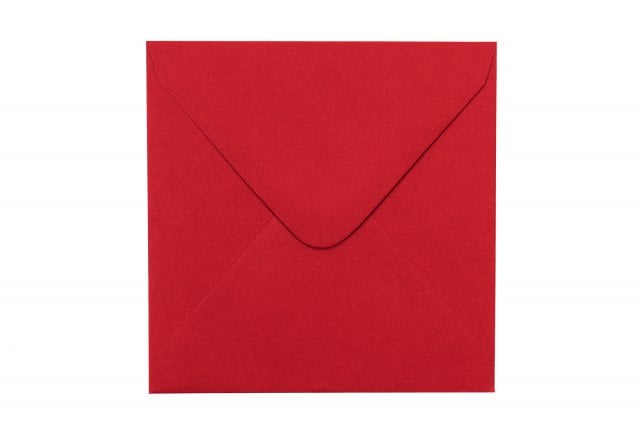 Buste quadrate 110x110 mm, rosso scuro