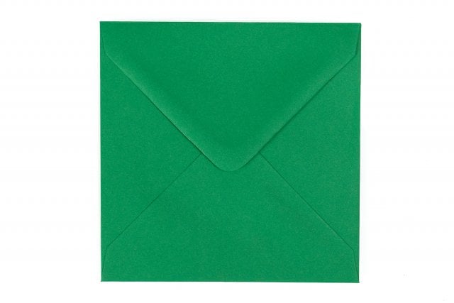 Buste quadrate 140x140 mm, verde scuro