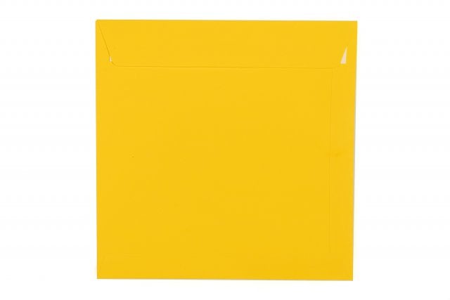 Buste quadrate 220x220 mm, giallo