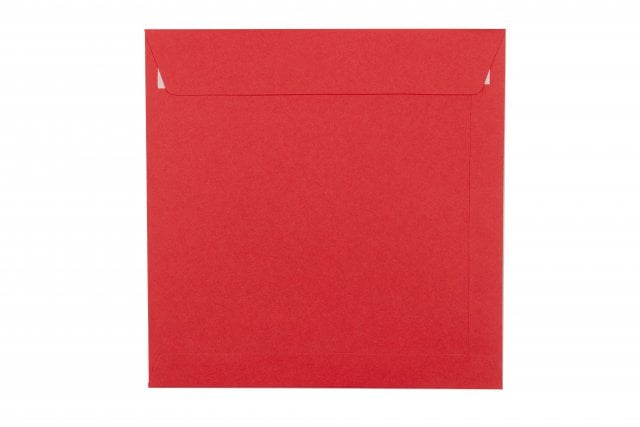 Buste quadrate 220x220 mm, rosso