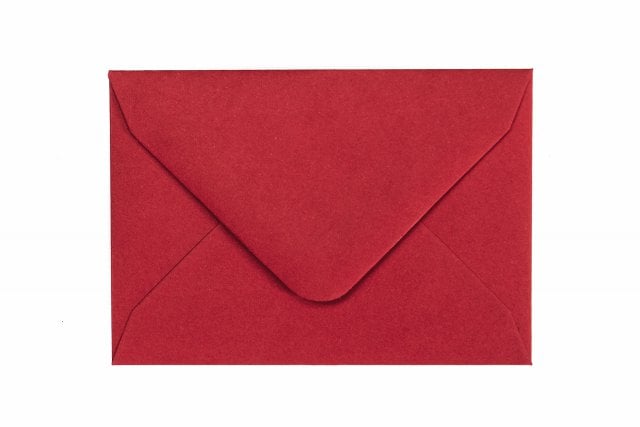 Buste 65x94 mm, rosso scuro