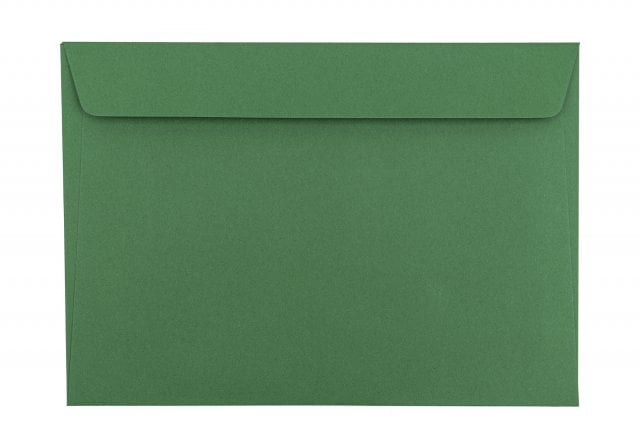 Buste DIN C5 adesive, verde scuro