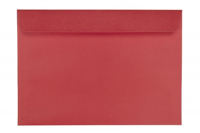 Buste DIN C5 adesive, stampa rossa