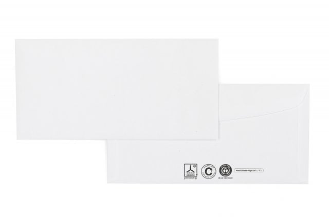Buste DIN lungo+, bianco riciclato