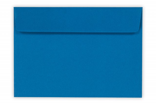 Buste DIN C6 adesive, blu royal
