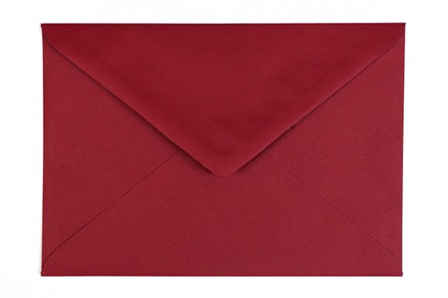 Buste DIN C5, rosso scuro