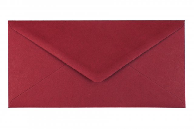Buste DIN lunghe, rosso scuro