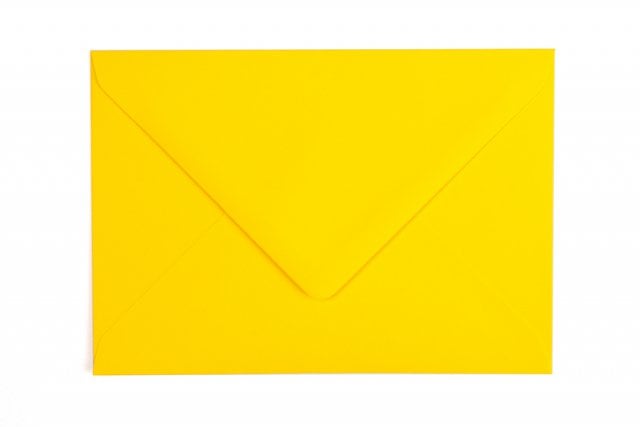 Buste DIN C6, giallo-arancio