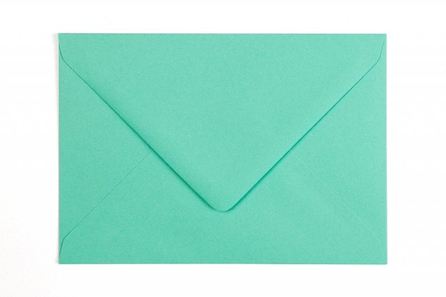 Buste DIN C6, blu-verde