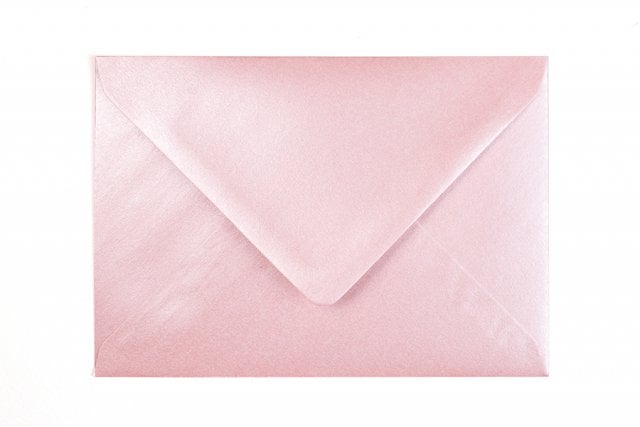 Buste DIN C6, rosa madreperla