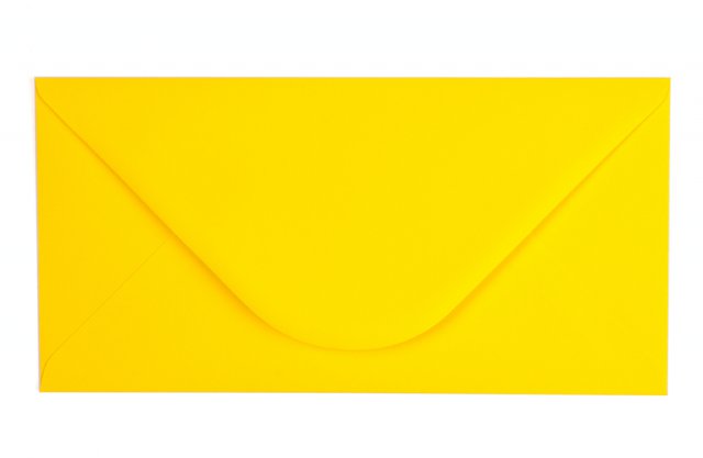 Buste DIN lunghe, giallo-arancio