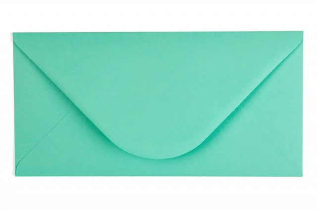 Buste DIN lunghe, blu-verde