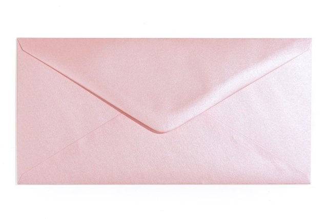 Buste DIN lunghe, rosa madreperla