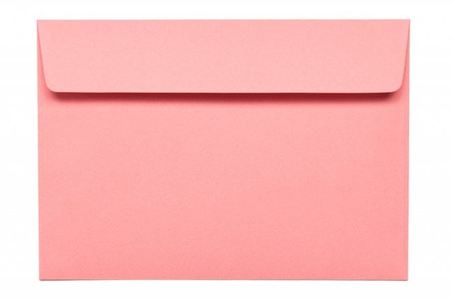Buste DIN C6 adesive, rosa