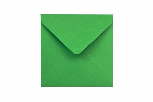 Buste quadrate 130x130 mm, verde