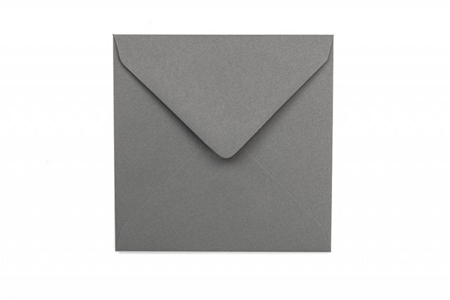 Buste quadrate 130x130 mm, grigio scuro