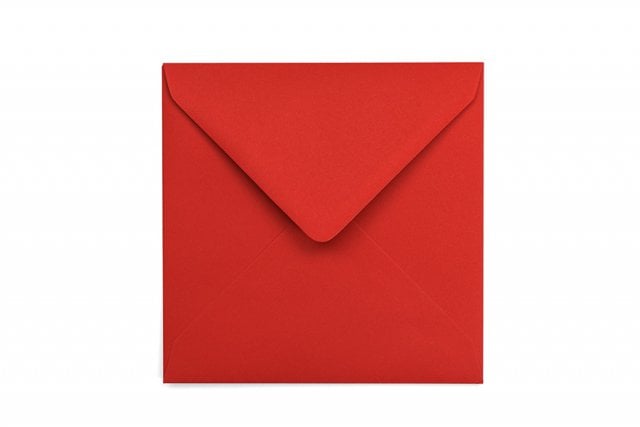 Buste quadrate 155x155 mm, rosso