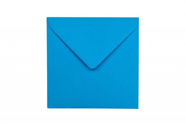 Buste quadrate 155 x 155 mm, blu