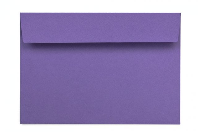 Buste DIN C6 adesive, viola