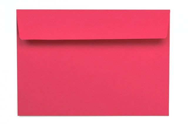 Buste DIN C6 adesive, rosa