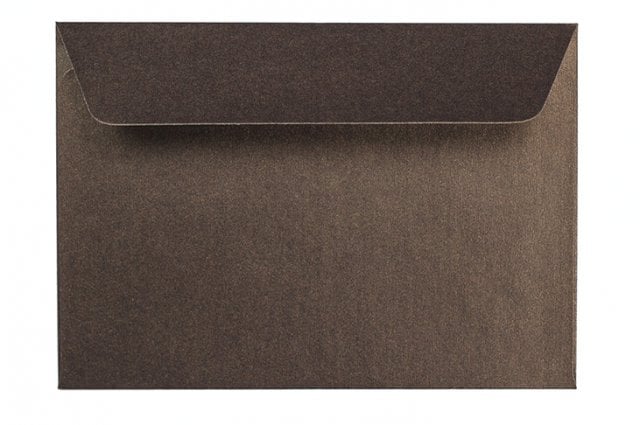 Buste DIN C6 adesive, bronzo