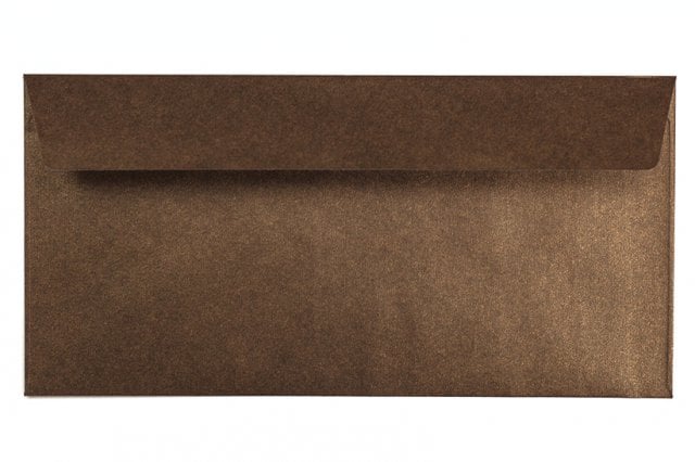 Buste DIN lunghe adesive, bronzo