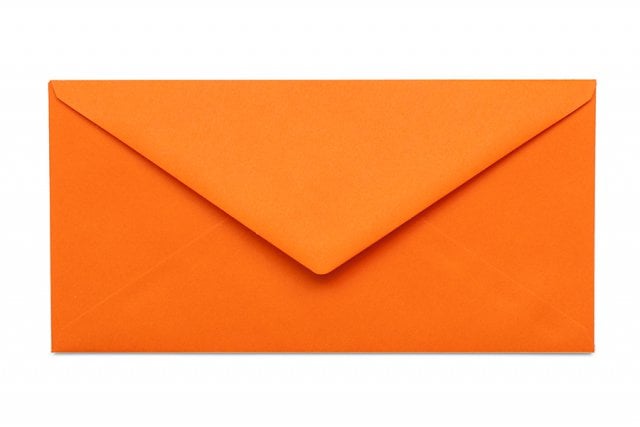 Buste DIN lunghe, arancione