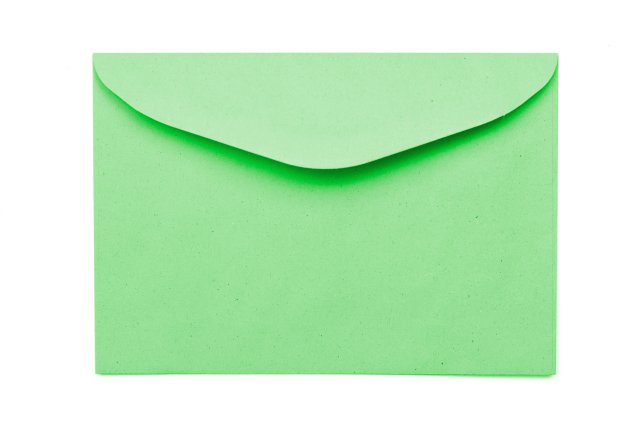 Buste DIN C6, verde riciclato